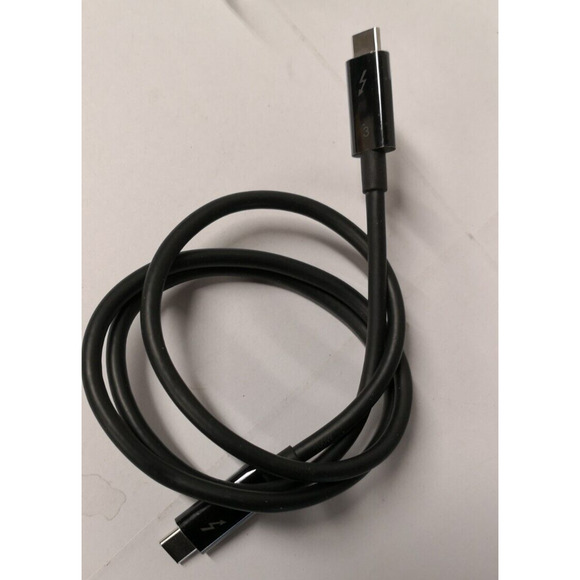 Belkin Thunderbolt Cable 3. Black High Speed Data Transfer. 2.5ft long f Laptops - Picture 1 of 5
